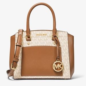 Michael Kors Park Medium Saffiano Leather satchel